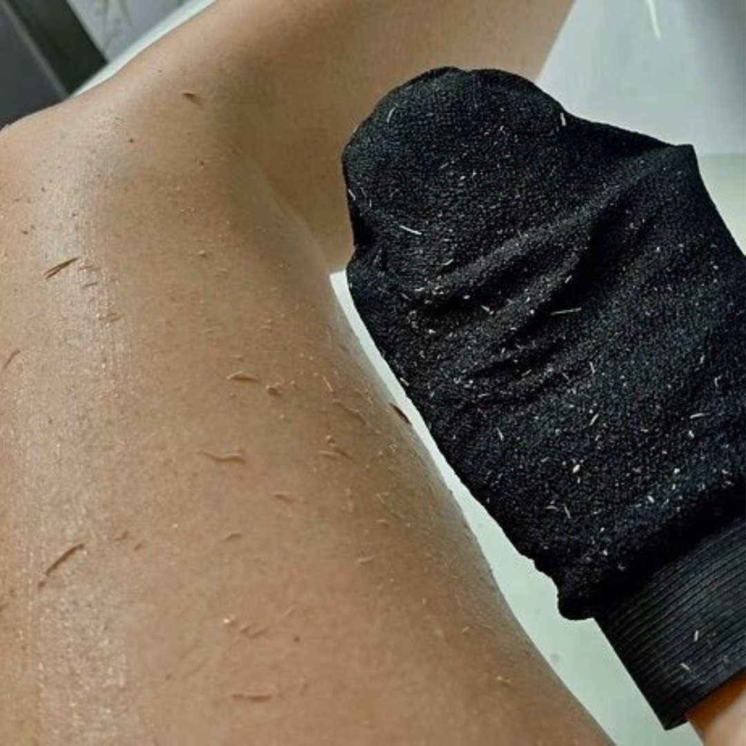 Gant Exfoliant Anti-Poils Incarnés